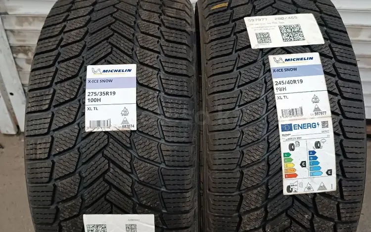 Michelin x ice snow 245/40 R19 V 275/35 R19 BMW за 700 000 тг. в Алматы