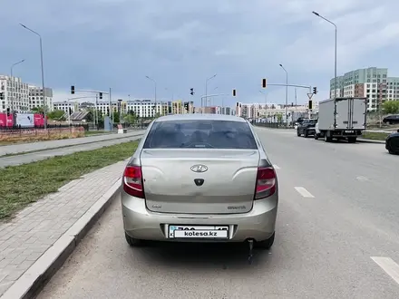ВАЗ (Lada) Granta 2190 2012 года за 1 450 000 тг. в Астана – фото 4