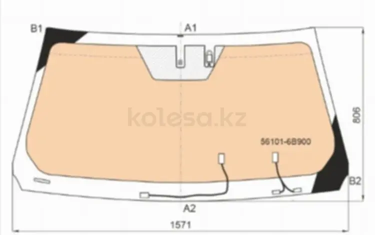 Стекло лобовое ОРИГИНАЛ c полным обогревом, ГАРАНТИЯ на устанвку 5 лет за 607 900 тг. в Астана