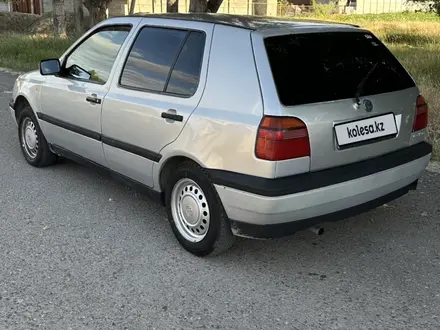 Volkswagen Golf 1993 года за 1 450 000 тг. в Тараз – фото 4