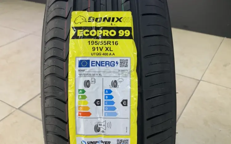 195/55R16 SONIX ECOPRO 99 за 18 500 тг. в Алматы