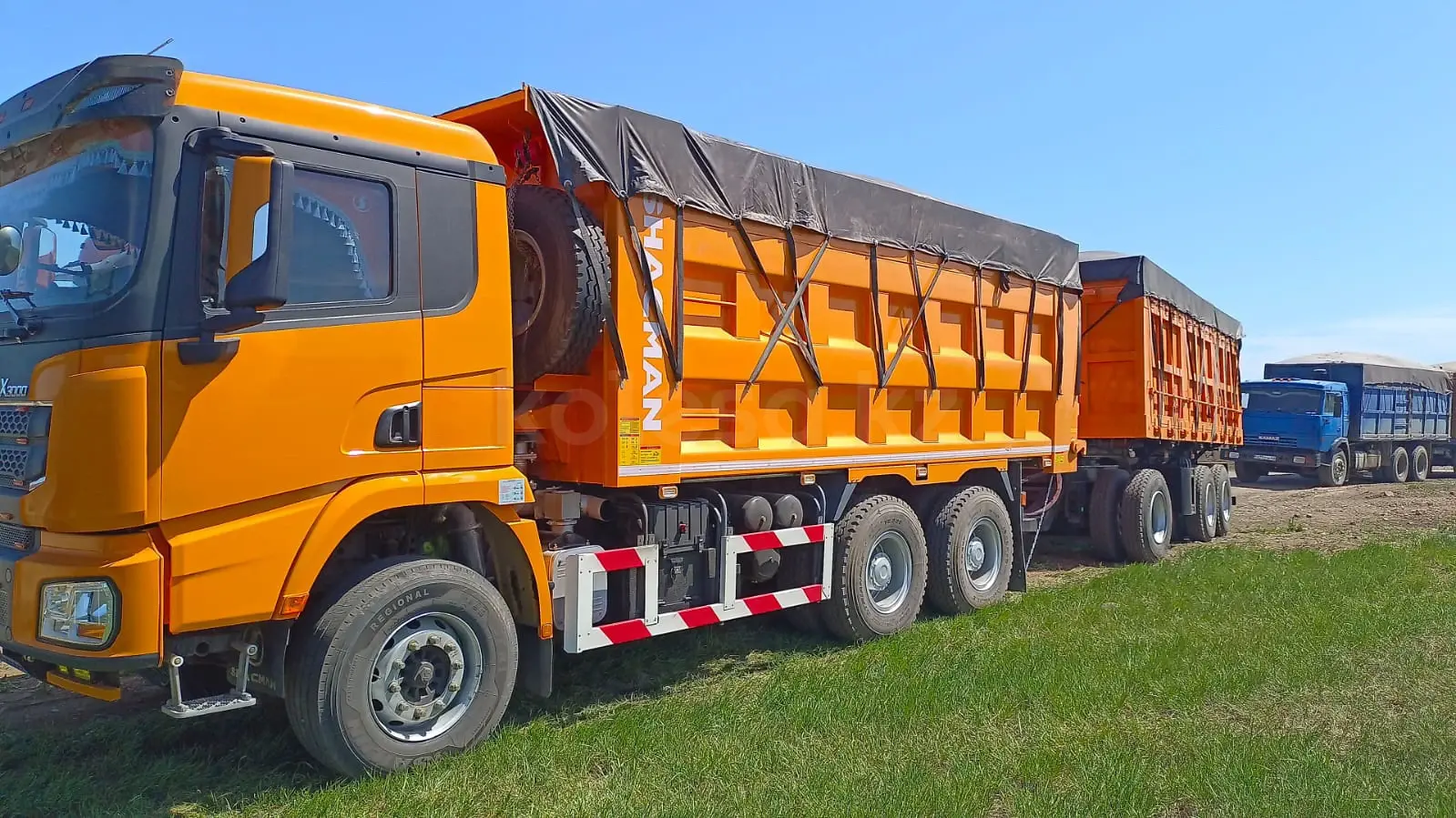 Услуги грузоперевозки на самосвале SHACMAN 2023г.50-60 тонн. в ...