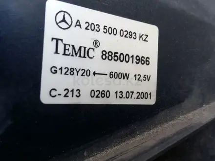 Вентилятор охлаждения Мерседес с200 203 Mercedes w203 c200 2035000293 за 58 500 тг. в Семей – фото 3