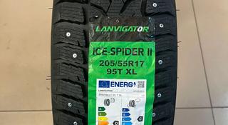 205/55 R17 Lanvigator Ice Spider II шипованные за 40 000 тг. в Астана