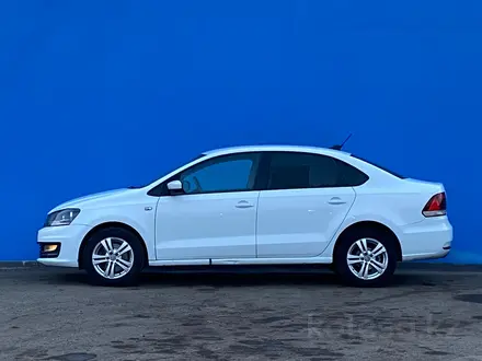 Volkswagen Polo 2017 года за 6 550 000 тг. в Алматы – фото 5