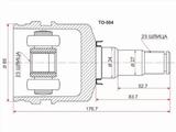 Шрус внутренний, граната внутреняя LH/RH за 11 450 тг. в Астана