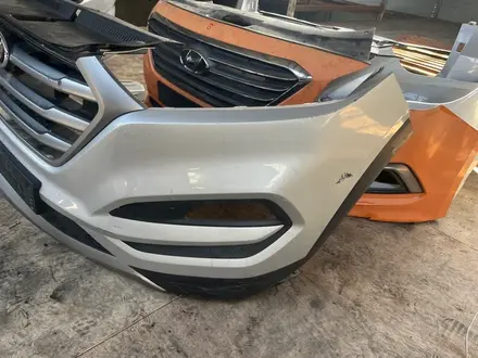 Бампер передний Hyundai Tucson TL 2015-2019 (Оригинал) за 350 000 тг. в Астана – фото 3