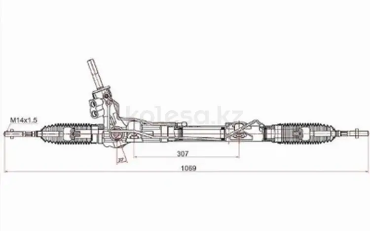 Рейка рулеваяүшін79 800 тг. в Алматы