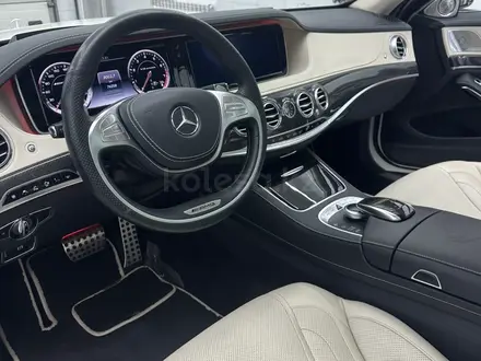 Mercedes-Benz S 63 AMG 2015 года за 31 000 000 тг. в Астана – фото 7