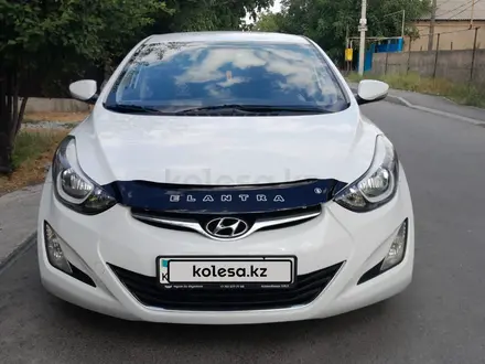 Hyundai Elantra 2014 года за 6 050 000 тг. в Шымкент – фото 8