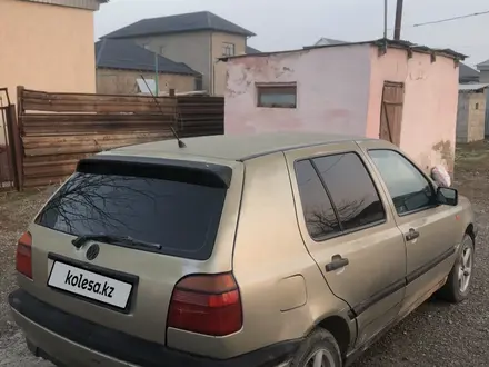 Volkswagen Golf 1993 года за 1 000 000 тг. в Тараз – фото 3