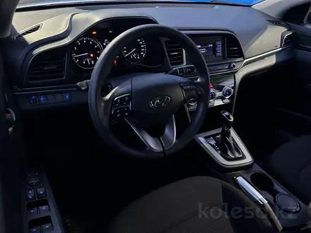 Hyundai Elantra 2019 года за 9 350 000 тг. в Алматы – фото 8