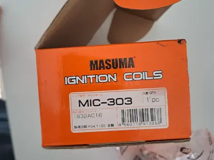 Катушка зажигания Масума MIC 303 за 10 000 тг. в Усть-Каменогорск – фото 2