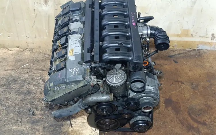 Двигатель M50 2.0 M50B20 Без Vanos BMW 520 E34 320 E36 БМВ М50 М50Б20 за 530 000 тг. в Караганда