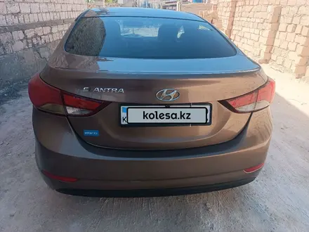 Hyundai Elantra 2014 года за 5 500 000 тг. в Актау – фото 4