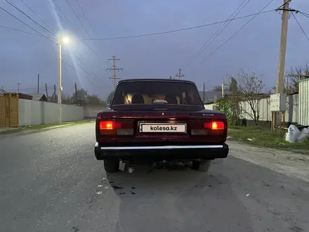 ВАЗ (Lada) 2107 1983 года за 400 000 тг. в Тараз – фото 8