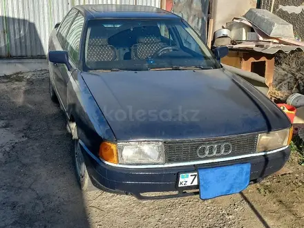 Audi 80 1990 года за 500 000 тг. в Талдыкорган – фото 4