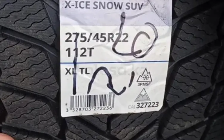 Michelin X-Ice Snow SUV 275/45 R22for450 000 тг. в Астана