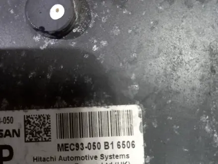 Блок управления двигателем ниссан NOTE E11 за 50 000 тг. в Караганда – фото 2