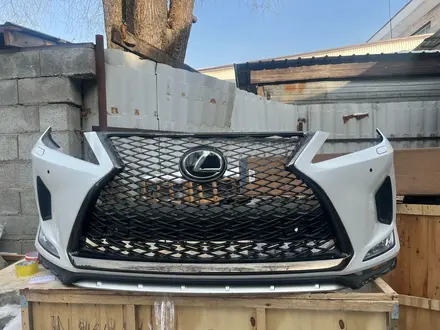 Бампер бу оригинал в сборе Lexus RX 2019-2022 за 600 000 тг. в Астана – фото 11
