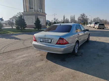 Mercedes-Benz S 500 2000 года за 3 700 000 тг. в Тараз – фото 3