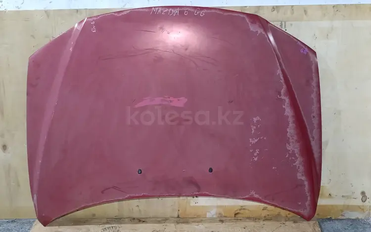 Капот Mazda 6 GG 02-08г Оригинал Б/У Мазда ГГ Рест Дорест за 50 000 тг. в Караганда