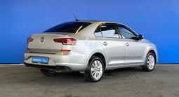 Volkswagen Polo 2021 года за 7 190 000 тг. в Шымкент – фото 3