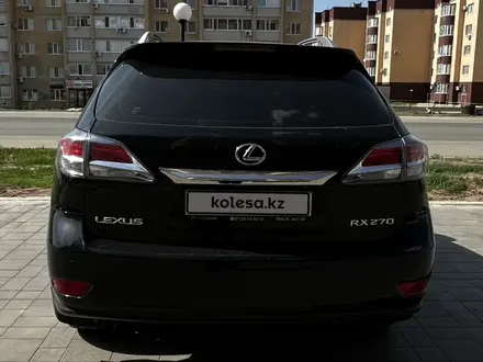 Lexus RX 270 2013 года за 13 000 000 тг. в Актобе – фото 4