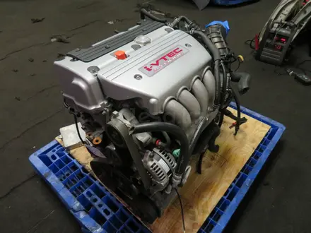 Honda k24 Двигатель 2.4 (хонда) мотор япония за 369 900 тг. в Алматы – фото 2