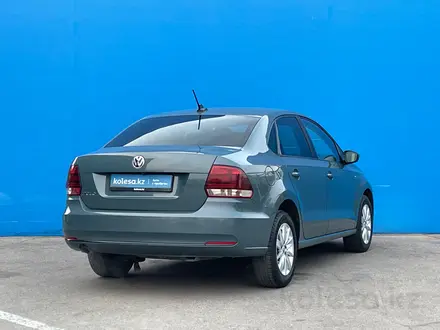 Volkswagen Polo 2019 года за 6 920 000 тг. в Алматы – фото 3