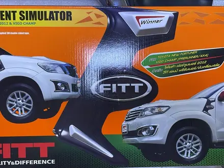 Накладки жабры на крыло Toyota Hilux Fortuner за 12 000 тг. в Астана – фото 5