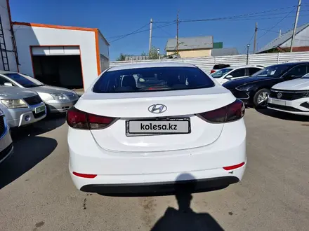 Hyundai Elantra 2015 года за 4 300 000 тг. в Алматы – фото 5