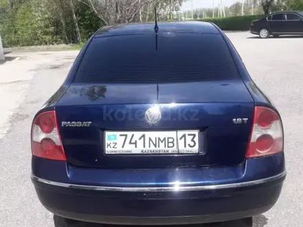 Volkswagen Passat 2001 года за 2 500 000 тг. в Туркестан – фото 5