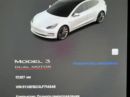 Tesla Model 3 2020 годаүшін14 000 000 тг. в Алматы – фото 5