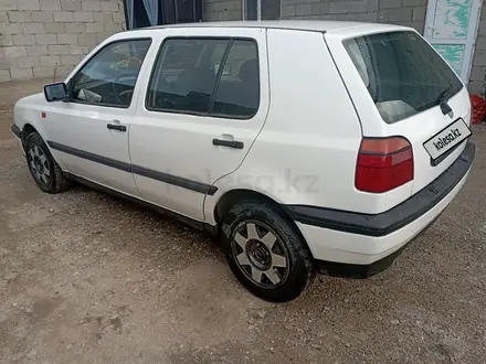 Volkswagen Golf 1993 года за 1 500 000 тг. в Тараз – фото 9