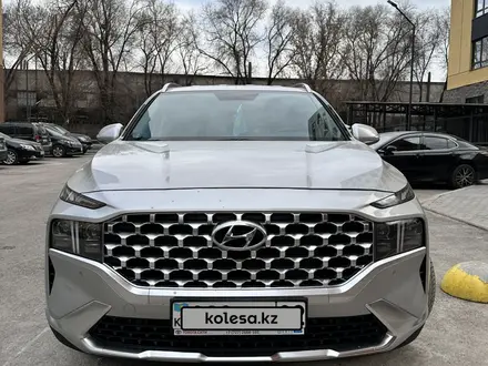 Hyundai Santa Fe 2021 года за 16 000 000 тг. в Алматы – фото 6