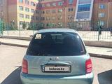 Nissan Micra 2001 года за 1 700 000 тг. в Астана – фото 4