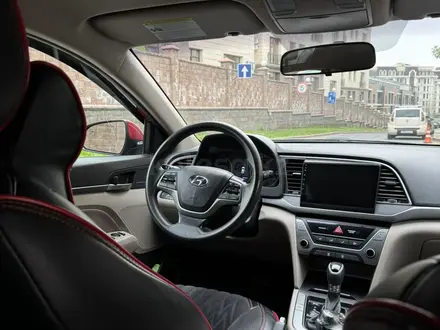 Hyundai Elantra 2017 года за 6 700 000 тг. в Алматы – фото 6