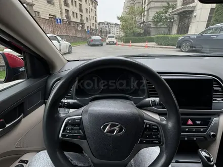 Hyundai Elantra 2017 года за 6 700 000 тг. в Алматы – фото 9