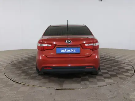 Kia Rio 2014 года за 3 900 000 тг. в Шымкент – фото 6