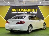 Infiniti G25 2012 годаүшін8 500 000 тг. в Астана – фото 4