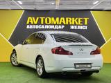 Infiniti G25 2012 годаүшін8 500 000 тг. в Астана – фото 5