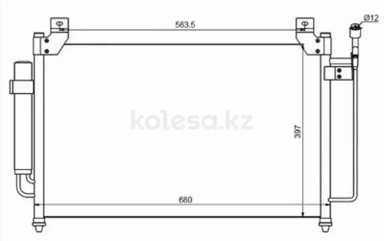 Радиатор кондиционера за 28 550 тг. в Караганда
