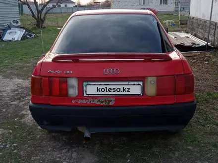 Audi 80 1989 года за 800 000 тг. в Талдыкорган – фото 6