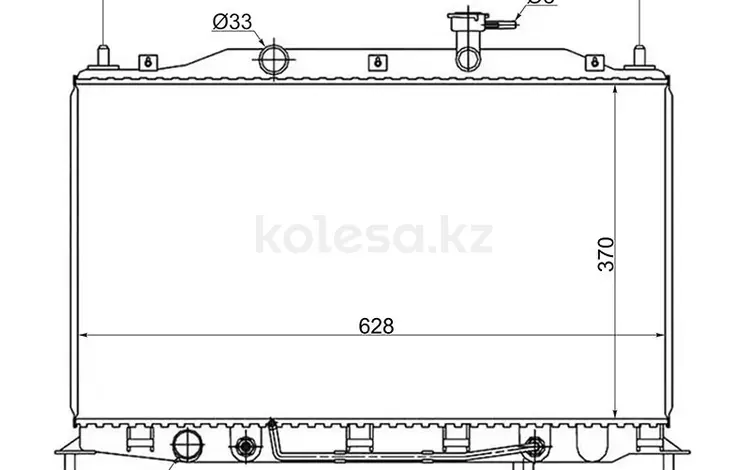 Радиатор охлаждения Hyundai Accent/Хундай Акцент (1.4) 06- за 24 300 тг. в Усть-Каменогорск