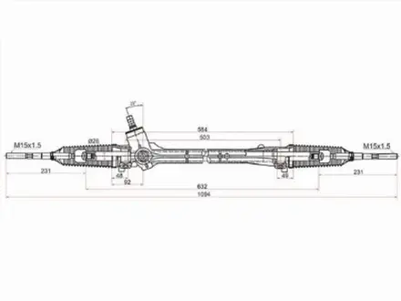 Рейка рулевая (электрическая) LHD за 34 300 тг. в Караганда