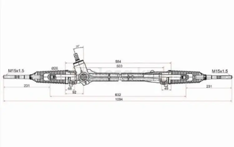 Рейка рулевая (электрическая) LHD за 34 300 тг. в Караганда