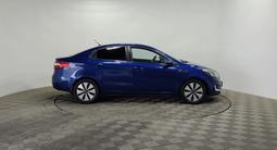 Kia Rio 2015 года за 4 190 000 тг. в Алматы – фото 4