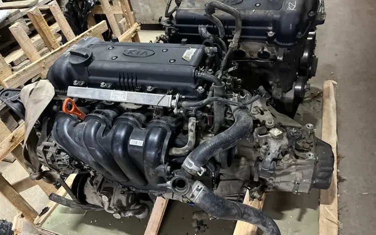 Двигатель Hyundai accent Kia Rio 1.4 G4FA мотор на Акцент и Киа Рио 1, 4 за 350 000 тг. в Астана