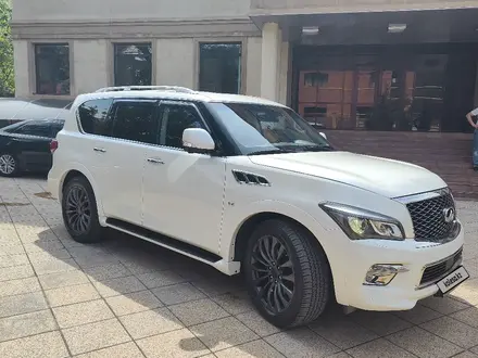 Infiniti QX80 2014 года за 17 800 000 тг. в Алматы – фото 3